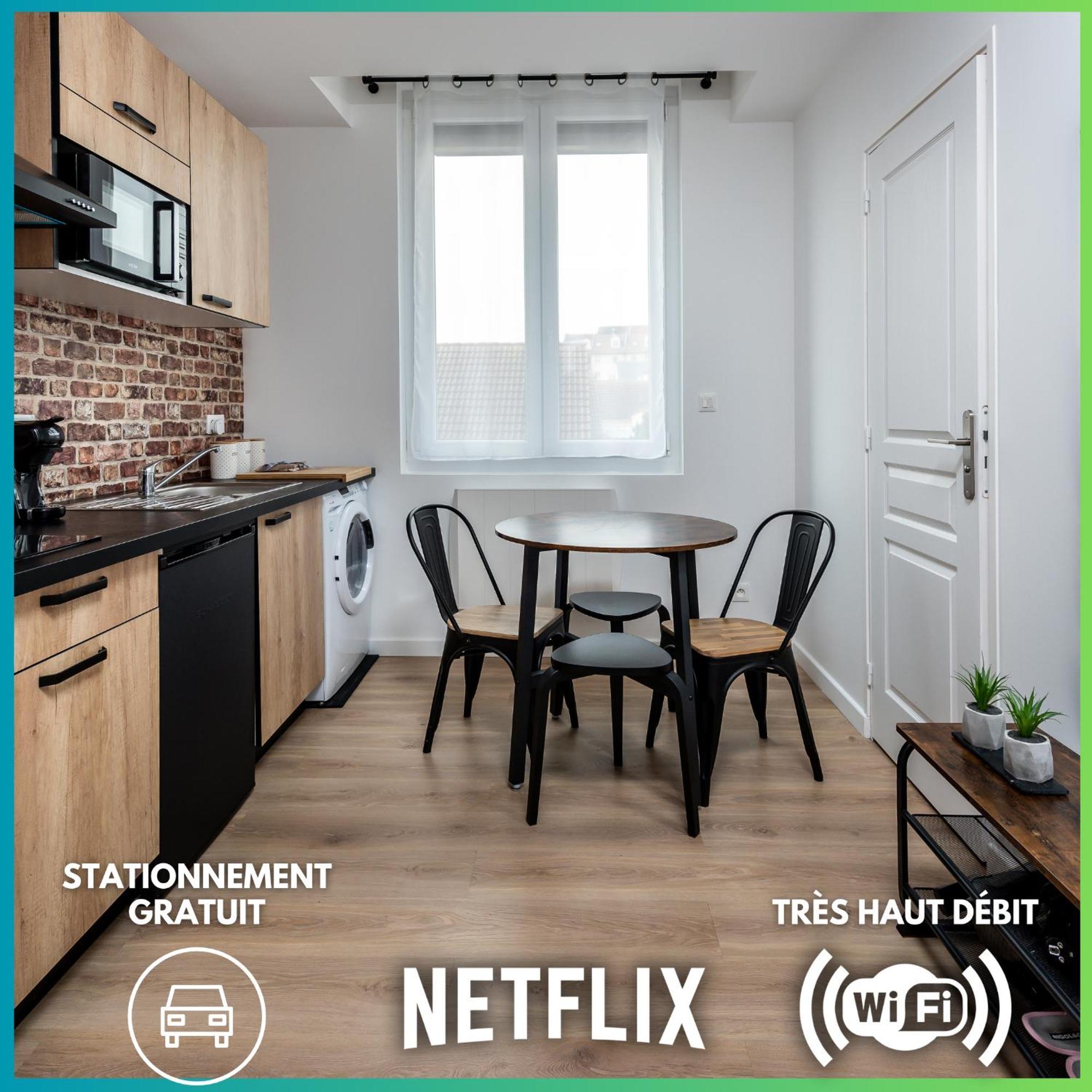 Location D'appartements - Cosysejour - Calme Fibre Netflix Appartement Amiens